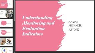 Mastering Monitoring and Evaluation Indicators 101