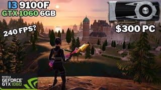 Fortnite Chapter 5 Season 2 On A $300 PC | GTX 1060 6GB + i3 9100F | Performance Mode Comp Settings