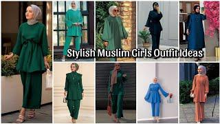 Stylish Muslim Girls Outfit Designs | Hijab Outfit Ideas 2024 | Modest Fashion Ideas@roastbaaz