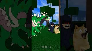 T-Rex Vs Toxic Player  #bloxfruits #shorts