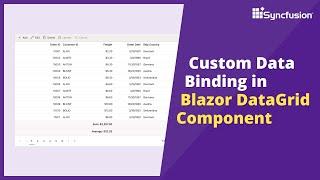 Blazor DataGrid: Custom Data Binding with Paging, Filtering, and CRUD