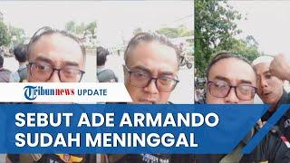 Viral Video Arif Pardiani Tersangka Pengeroyokan Ade Armando, Sebut Korban Sudah Meninggal Dikeroyok