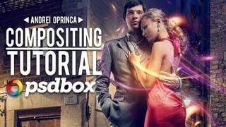 Composite & Light Effects Tutorial - PSD Box