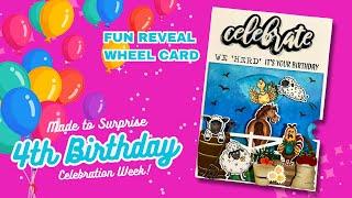 FUN Kinetic Card Idea! EASY Reveal Wheel