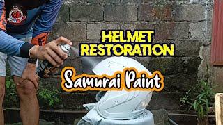 Helmet Restoration using Samurai Paint..