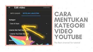 CARA MENENTUKAN KATEGORI YOUTUBE DENGAN TEPAT