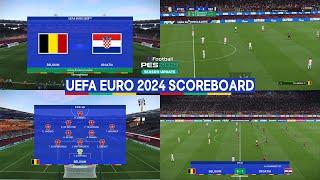 PES 2021 - New UEFA Euro Scoreboard 2024 by fdseven