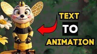 Best FREE AI Text To Animated Video Generator | Make Money With AI 2024