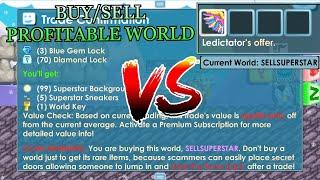 BUY AND SELL PROFITABLE WORLD! (4BGLS BUDGET)! EASY 2BGLS+ CLEAN - GrowTopia