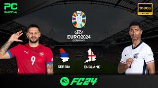 EA Sports FC 24 | England vs Serbia | UEFA euro 2024 | PC Gameplay | 1080p HD