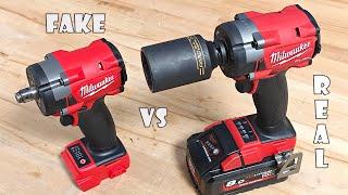 Aliexpress Fake Milwaukee vs Original Milwaukee Impact Wrench