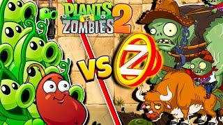 ЗОМБИ ТАКОГО НЕ ОЖИДАЛИ! Новые БЕЗУМНЫЕ РАСТЕНИЯ и Локация ДИКИЙ ЗАПАД в Игре Plants vs Zombies 2