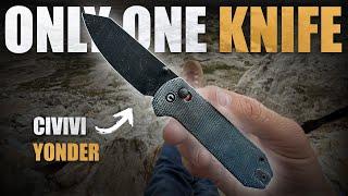 35,000 Miles with 1 KNIFE | The NEW Civivi Yonder