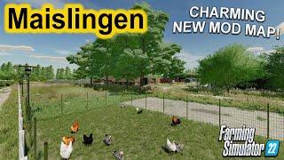 NEW ‘WESTPHALIAN’ MOD MAP ON Farming Simulator 22! (MAISLINGEN)