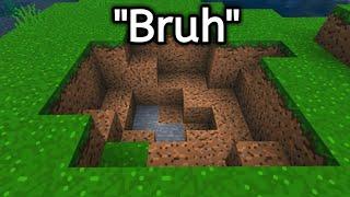 When you Don't fill in the Creeper holes