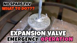TXV TROUBLESHOOTING, REFRIGERATION THERMAL EXPANSION VALVE UNDER EMERGENCY OPERATION | LECKYJAKE