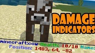 Minecraft Bedrock: Damage Indicators Addon