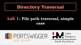 Directory Traversal 1 | File path traversal, simple case