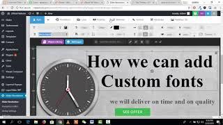 How to add and use custom font family in revolution slider and WordPress