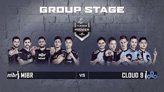 ELEAGUE CS:GO Premier 2018 - MiBR vs. Cloud9 - Group Stage