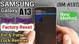Samsung Galaxy A13 Hard Reset | How To Factory Reset Samsung A13 5G
