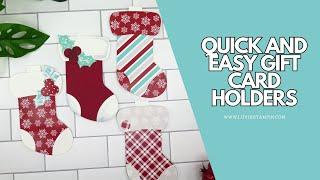 Beautiful Handmade Christmas Gift Card Holders Quick and Easy   HD 1080p