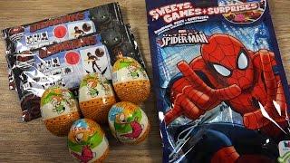 The Flintstones Disney Dragons Spider-Man SpongeBob Tattoo Surprise Bag & Egg | NikuToys