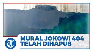 Penampakan Lokasi Mural Viral Bergambar 'Jokowi: 404 Not Found' yang Kini Sudah Dihapus