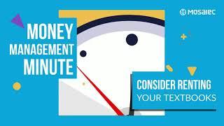 Money Management Minute: Consider Renting Your Textbooks