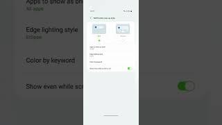 Change notification pop-up style for Samsung phone #samsungphone #shorts