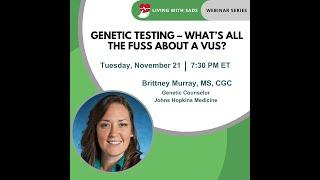 Genetic Testing - What's All The Fuss About A VUS