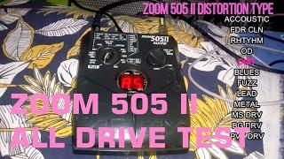 Zoom 505 II Distortion and Modulation Test #zoom505