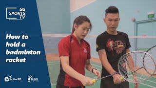 #Badminton101: How to hold Badminton Forehand and Backhand Grip [Badminton for Beginners]