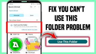 how to fix can't use this folder to protect your privacy zarchiver | zarchiver can't use this folder