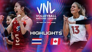  THA vs.  CAN - Highlights | Week 1 | Women's VNL 2024