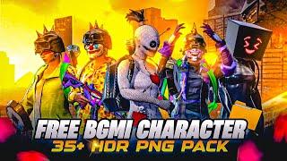 FREE BGMI CHARACTER PNG PACK | BGMI THUMBNAIL PACK | YOUTUBE THUMBNAIL