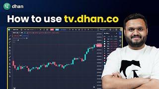 How to use tv.dhan.co Explained in Hindi | Stock Market Trading Made Simple | Dhan