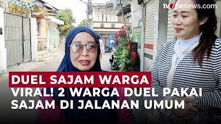 Viral di Bandung, Dua Warga Duel Pakai Sajam di Jalanan Umum | OneNews Update