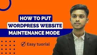 How To Put WordPress site Into Maintenance Mode - Easy Method | Maintenance Plugin | Solo It BD