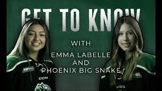 Get to know Interview with Emma Labell and Phoenix Big Snake