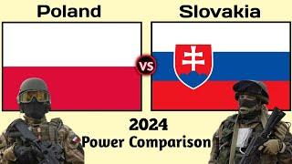 Poland vs Slovakia Millitary Power Comparison 2024| Slovakia vs Poland Millitary Power 2024