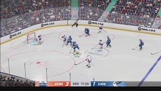 NHL 24 | Edmonton Oilers vs Vancouver Canucks - Gameplay PS5