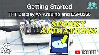 Getting Started | 1.44" TFT Color Display w/ Arduino & ESP8266 (SPI ST7735 Driver) | DIS-00007