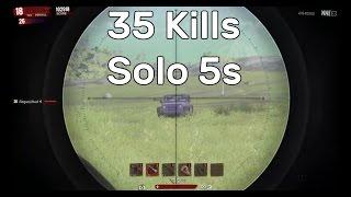 H1Z1 - 35 Kills Solo vs Squads