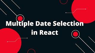  Master React Datepicker: Select Multiple Dates Like a Pro! 