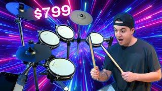 I'm SHOCKED | NEW Donner Beat Electronic Drum Kit (FULL UNBOXING/REVIEW)