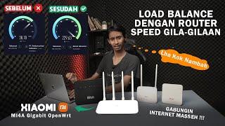 Menambah Koneksi Internet Dengan Router Mi 4A Gigabit OpenWrt Load Balance