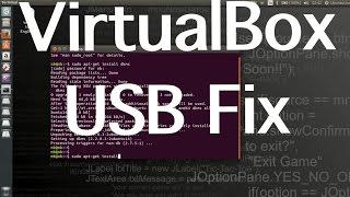 VirtualBox USB FIX on Ubuntu
