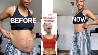 SIMPLE EXERCISE TO LOSE BELLY FAT AND LOVE HANDLE  FAST |Kiat jud dai #fitnessbelinda