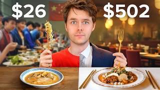 $26 vs $502 Chinese Food